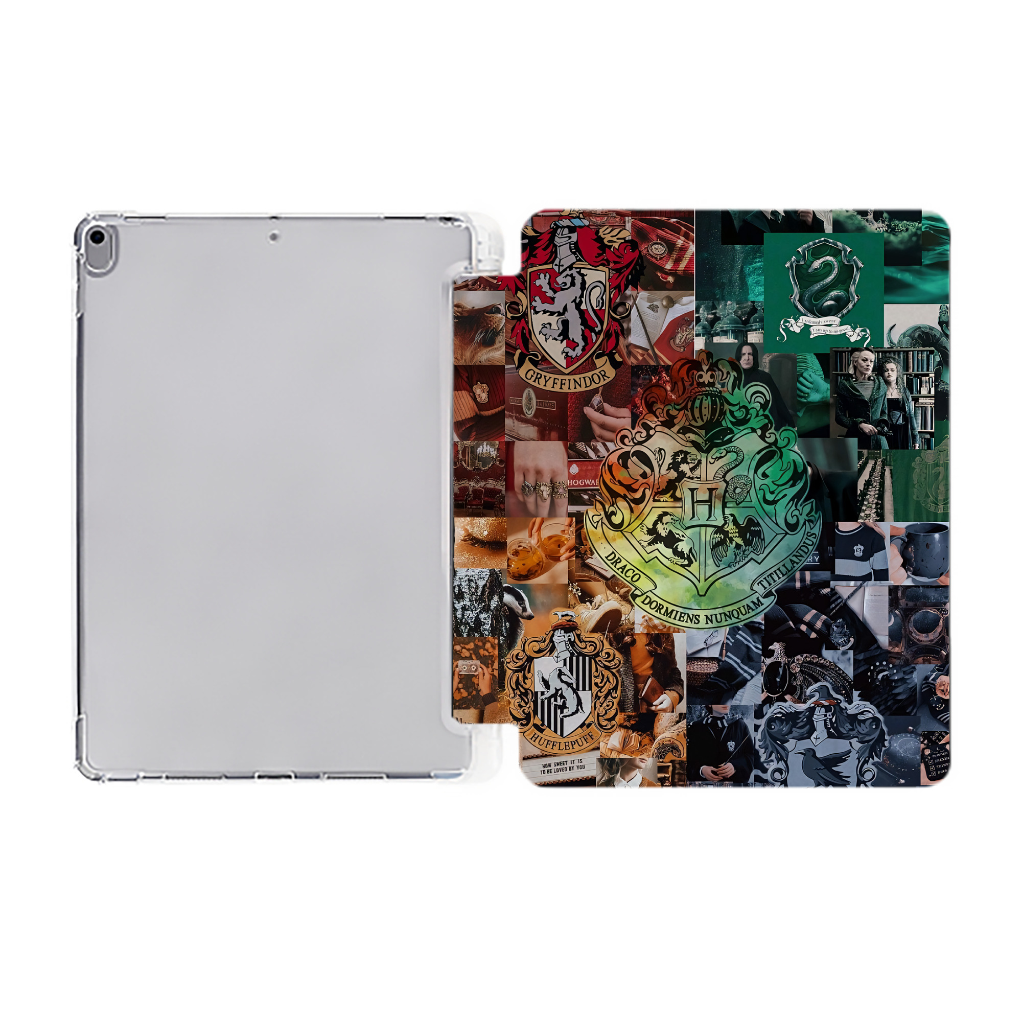 （画像用） Harry Potter ハリー・ポッターシリーズ IPad ケース ペン収納付き 三つ折りスタンド PUレザー×シリコン 対応機種9.5/10.5/10.9インチ